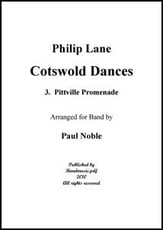 Cotswold Dances Movt. 3 Pittville Promenade Concert Band sheet music cover
